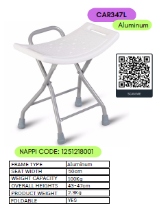 Bathroom Aid Shower chair CAR347L