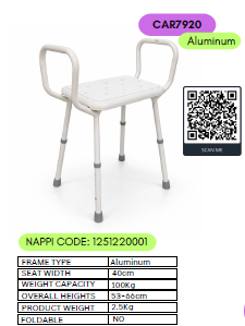 Bathroom Aid Bath Seat Aluminum CAR7920