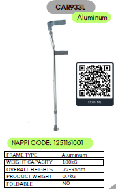 Walking Aid Stick Cruth CAR933L